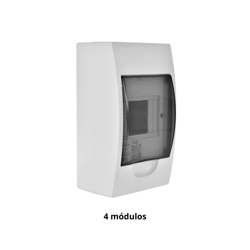 TABLERO PLASTICO 4 MODULOS SOBREPUESTO
