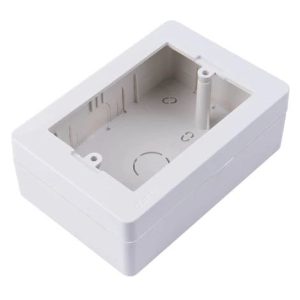 CAJA CHUQUI PLASTICA BLANCA C/CONOS
