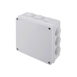 CAJA DE DERIVACION ESTANCO 200x200x80MM PLÁSTICA C/CONOS