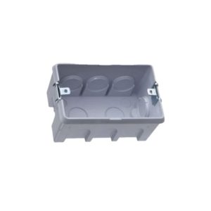 CAJA PLÁSTICA CONCRETO 5/8 C/OREJA METÁLICA