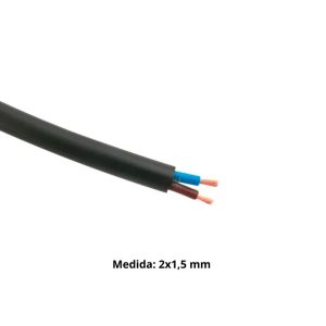 CORDON 2X1,5 MM H05VV-F NEGRO
