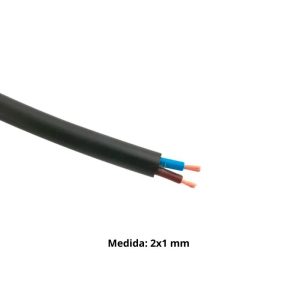 CORDON 2X1MM H05VV-F NEGRO