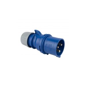ENCHUFE INDUSTRIAL MACHO VOLANTE 2P T 16A IP44
