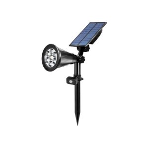 ESTACA SOLAR GARDEN - 01 7W 6000K C/SENSOR