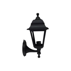 FAROL MURAL INFERIOR E/27 NEGRO