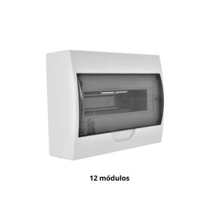 TABLERO PLASTICO 12 MODULOS SOBREPUESTO
