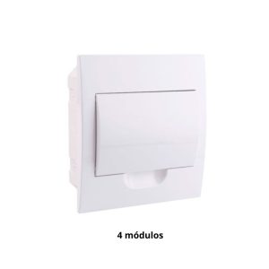 TABLERO PLASTICO 4 MODULOS EMBUTIDO