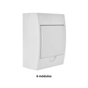TABLERO PLASTICO 6 MODULOS SOBREPUESTO