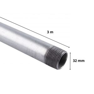 TUBERÍA GALVANIZADA CON HILO 32MM X 3M